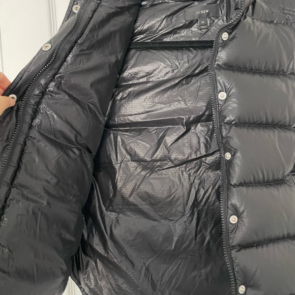 J Crew Black Puffer Vest - Picture 5 of 8